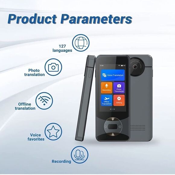 NIB Anfier Language Translator Device 2022 127 Languages AI Voice Translator - Picture 4 of 6